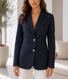 Navy Button Ladies Blazer - StylePhase SA