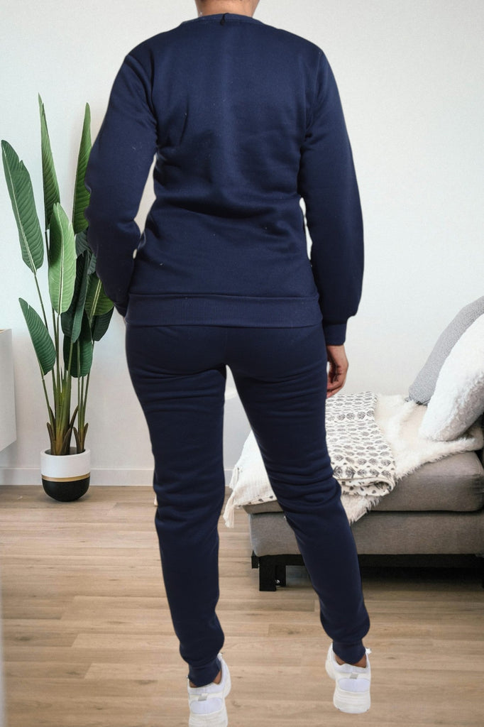 Navy California Fleece Tracksuit - StylePhase SA