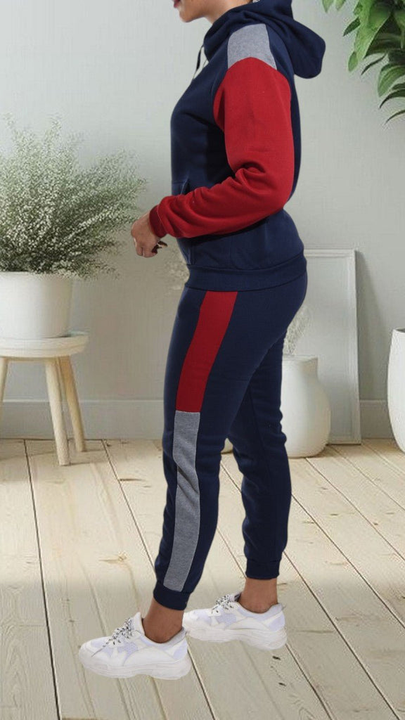 Navy Fleece Tracksuit - StylePhase SA