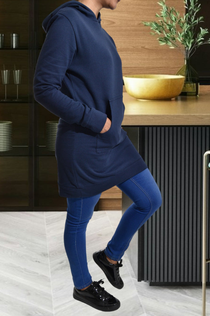 Navy Hoody Dress - StylePhase SA