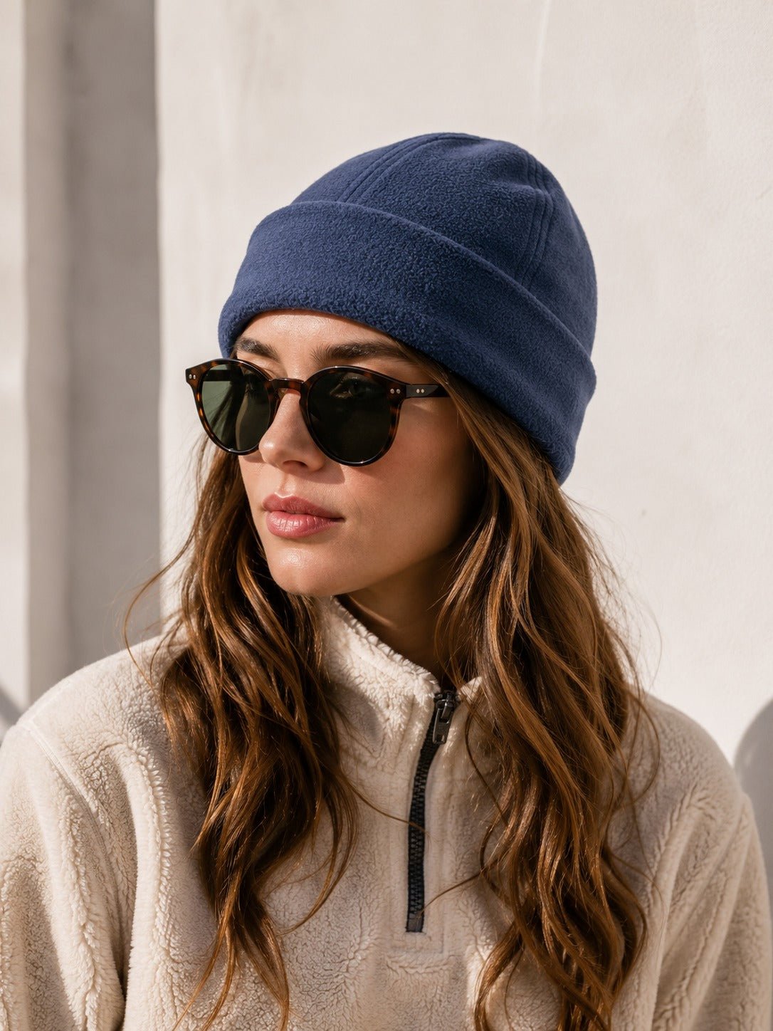 Navy Polar Fleece Beanies - StylePhase SA