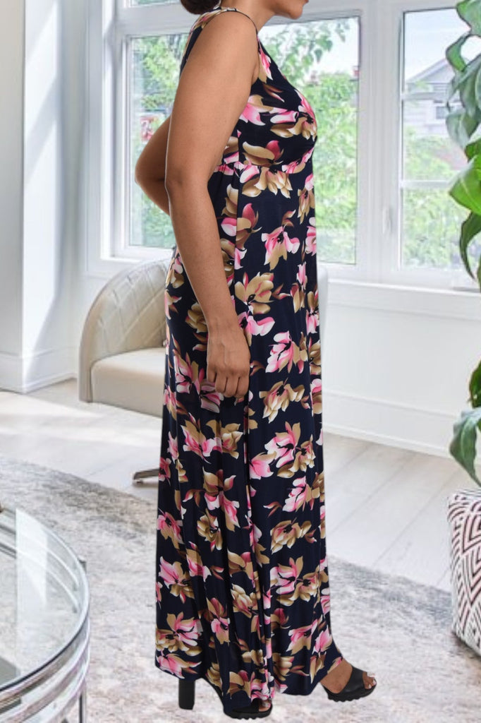 Navy Sleeveless Maxi Dress - StylePhase SA