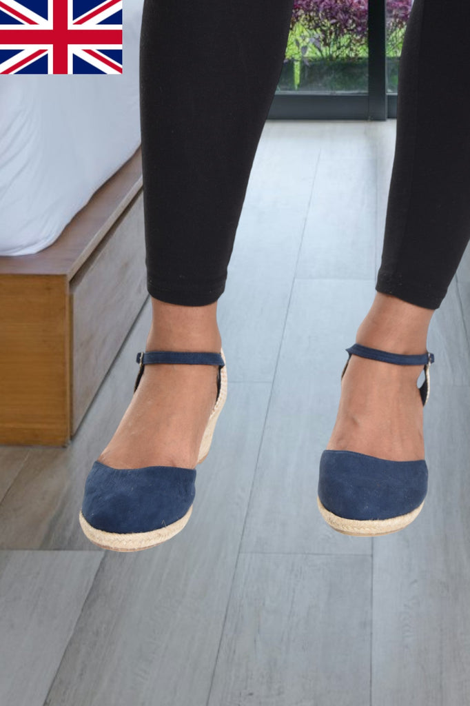 Navy Wedge Heel - StylePhase SA