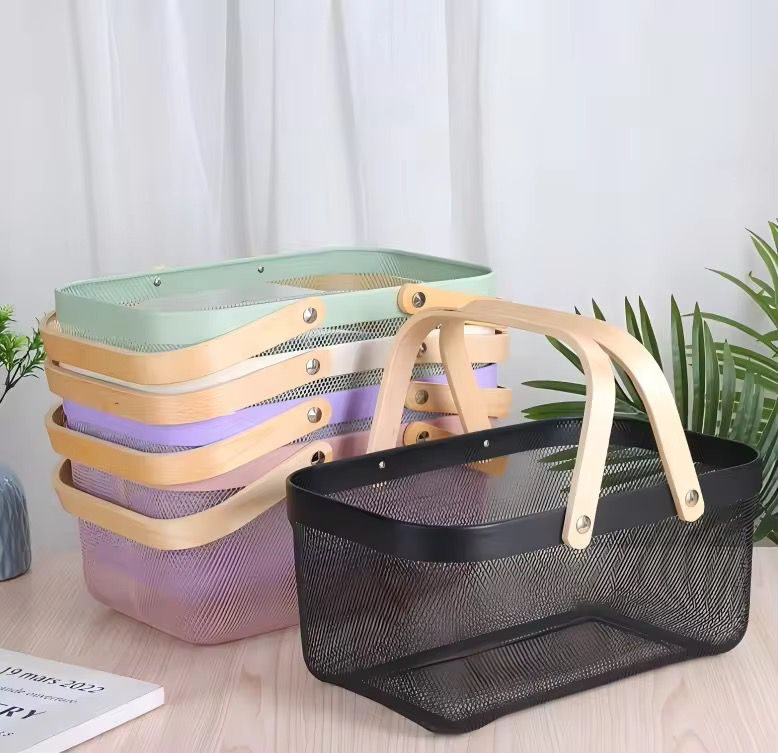Nordic Mesh Storage Basket - Rectangle - Home Phase
