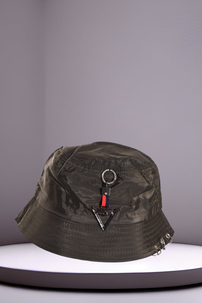 Olive Bucket Hat with Unique Design - StylePhase SA