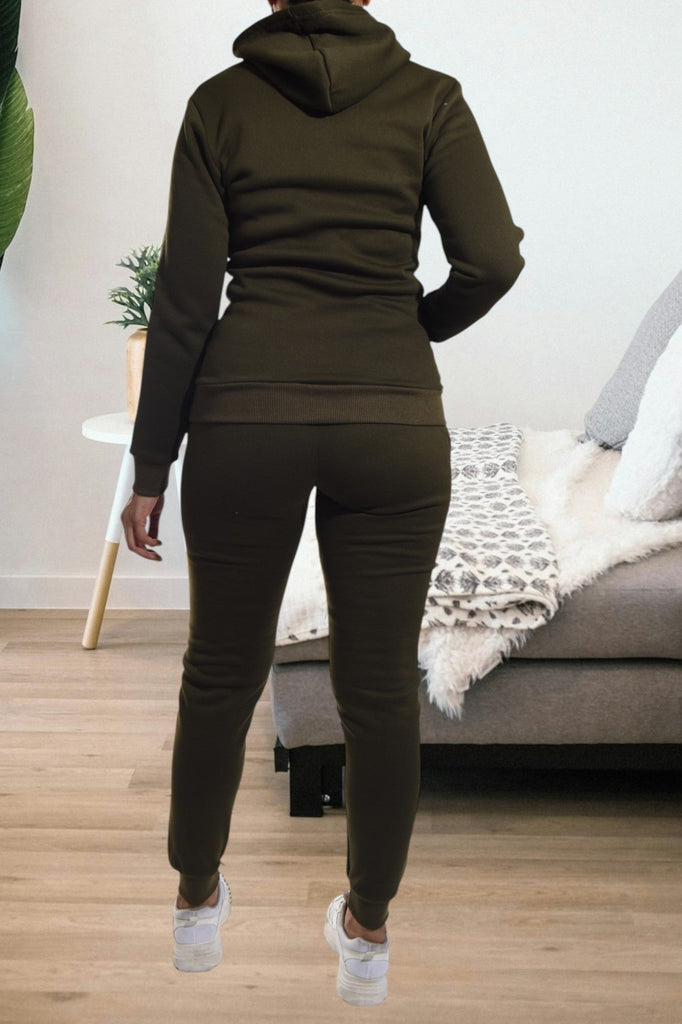 Olive Graphic Tracksuit Swe - StylePhase SA