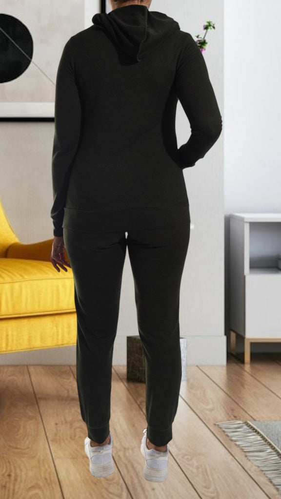 Olive Green Knit Tracksuit Set - StylePhase SA