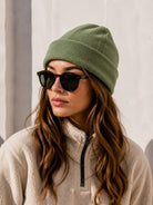 Olive Polar Fleece Beanies - StylePhase SA