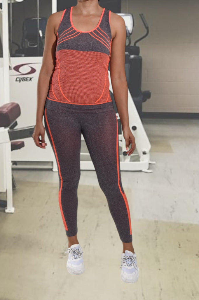 Orange Activewear Set - StylePhase SA