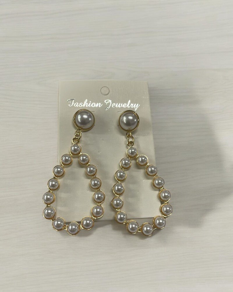 Oval Pearly Earrings - StylePhase SA