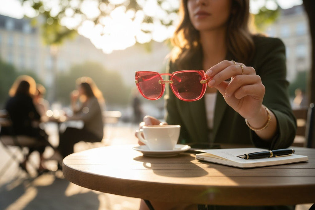 Oversized Frameless Fashion Sunglasses - StylePhase SA