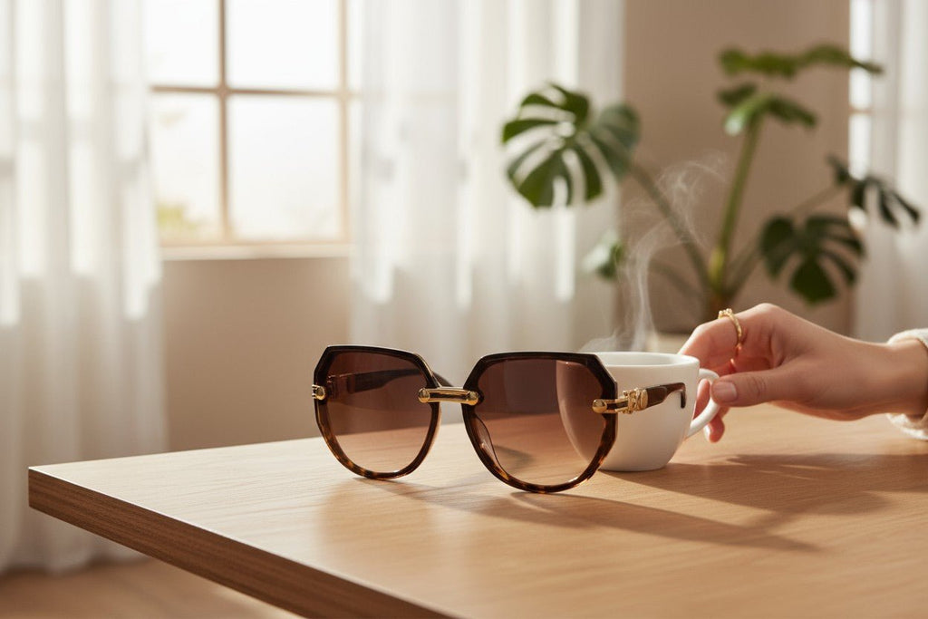 Oversized Frameless Fashion Sunglasses - StylePhase SA