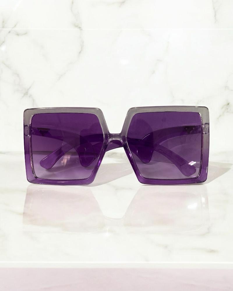 Oversized Square Frame Sunglasses - StylePhase SA