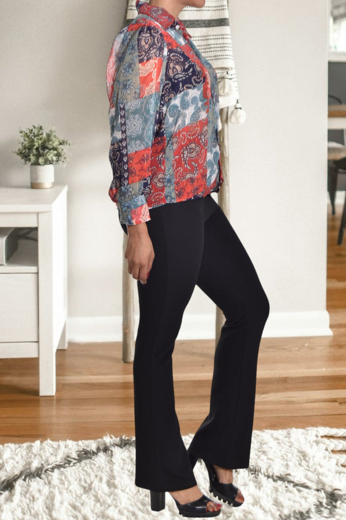 Patterned Chiffon Blouse - StylePhase SA