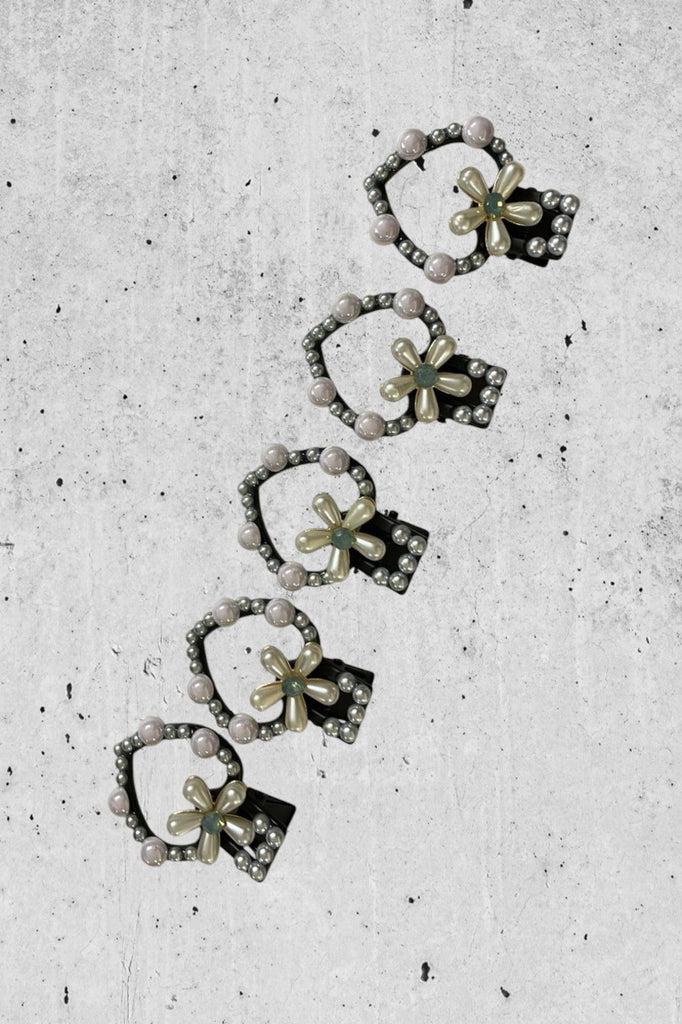 Pearl Heart Hair Slide - StylePhase SA