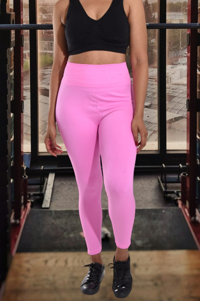 Pink Active Wear Tights - StylePhase SA