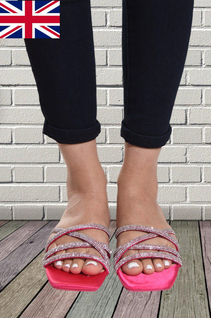 Pink Criss Cross Flats - StylePhase SA