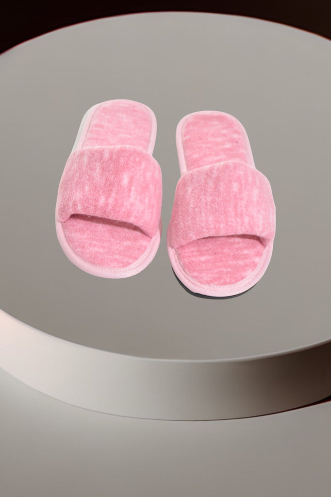 Pink Fleece Slippers - StylePhase SA
