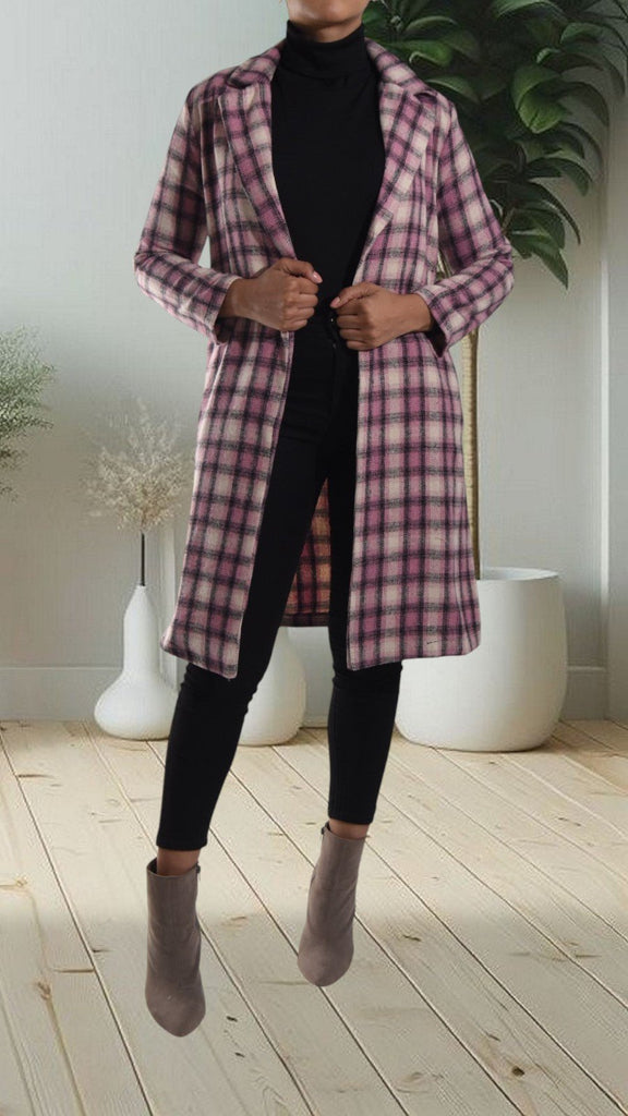 Pink Open Coat - StylePhase SA