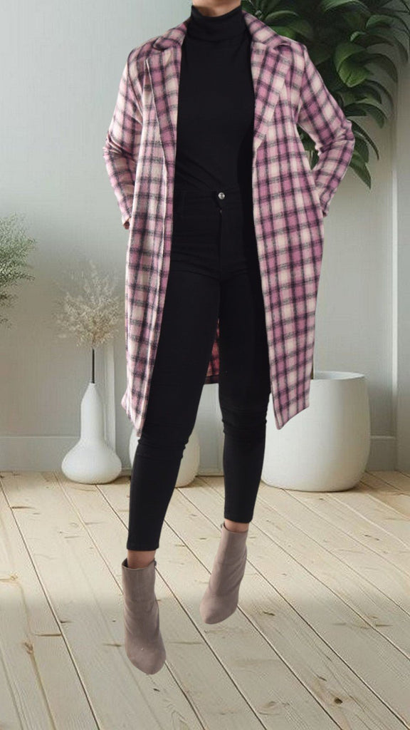 Pink Open Coat - StylePhase SA