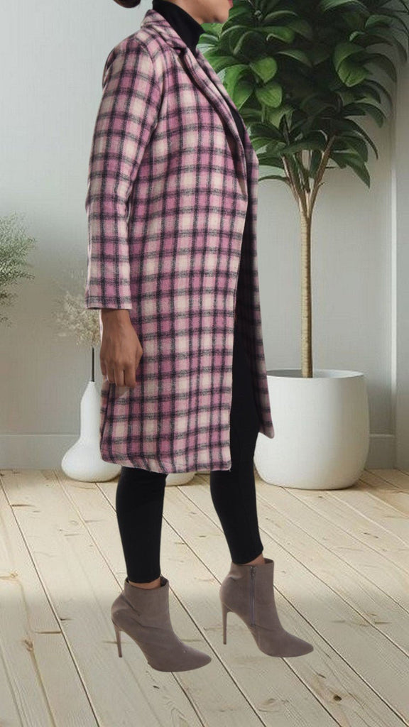 Pink Open Coat - StylePhase SA