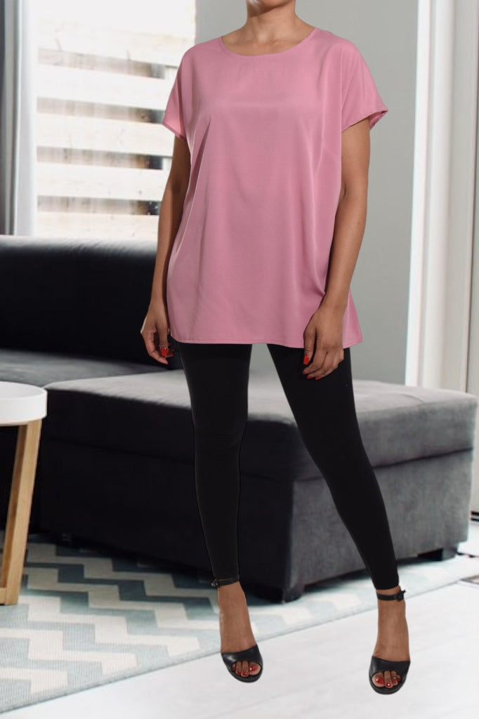 Pink Oversized Blouse - StylePhase SA