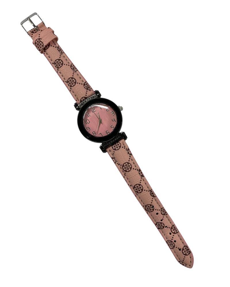 Pink Patterned Strap Watch - StylePhase SA