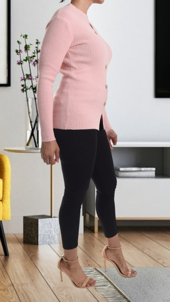 Pink Peep Hole Top - StylePhase SA