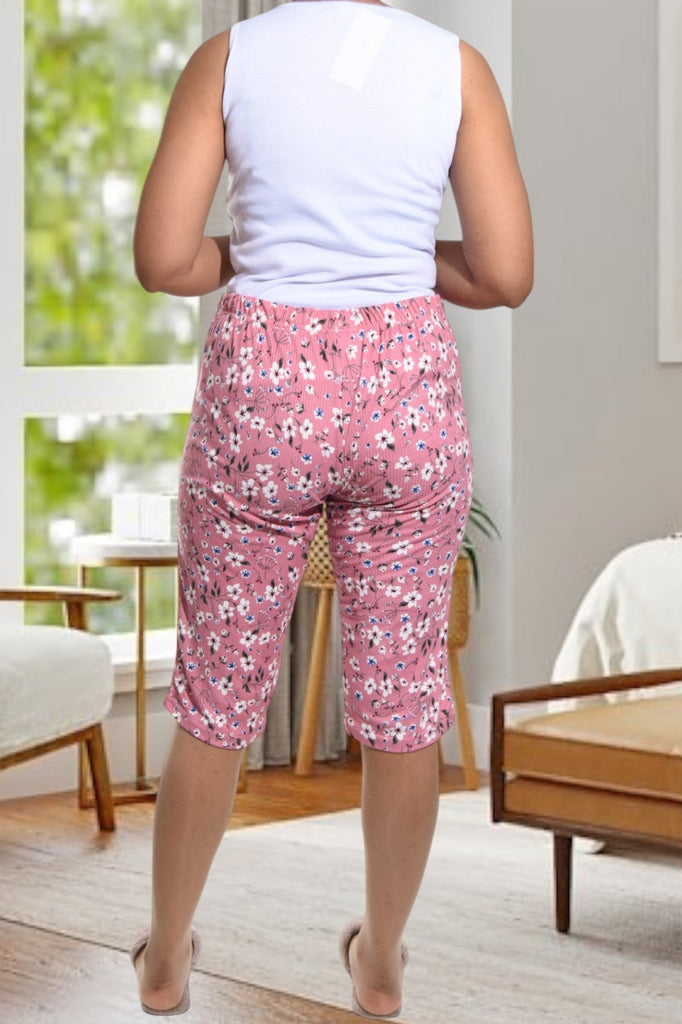 Pink Printed 3/4 Pj Pants Only - StylePhase SA