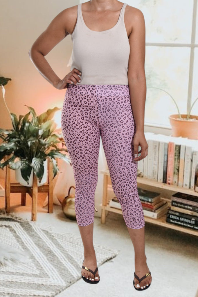 Pink Printed Tights - StylePhase SA