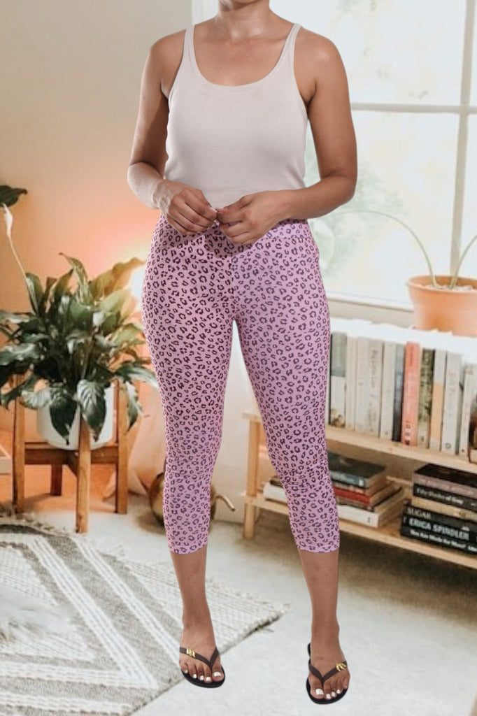 Pink Printed Tights - StylePhase SA