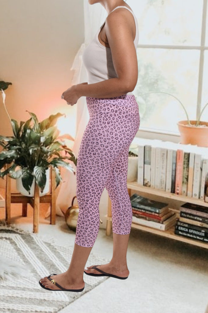 Pink Printed Tights - StylePhase SA