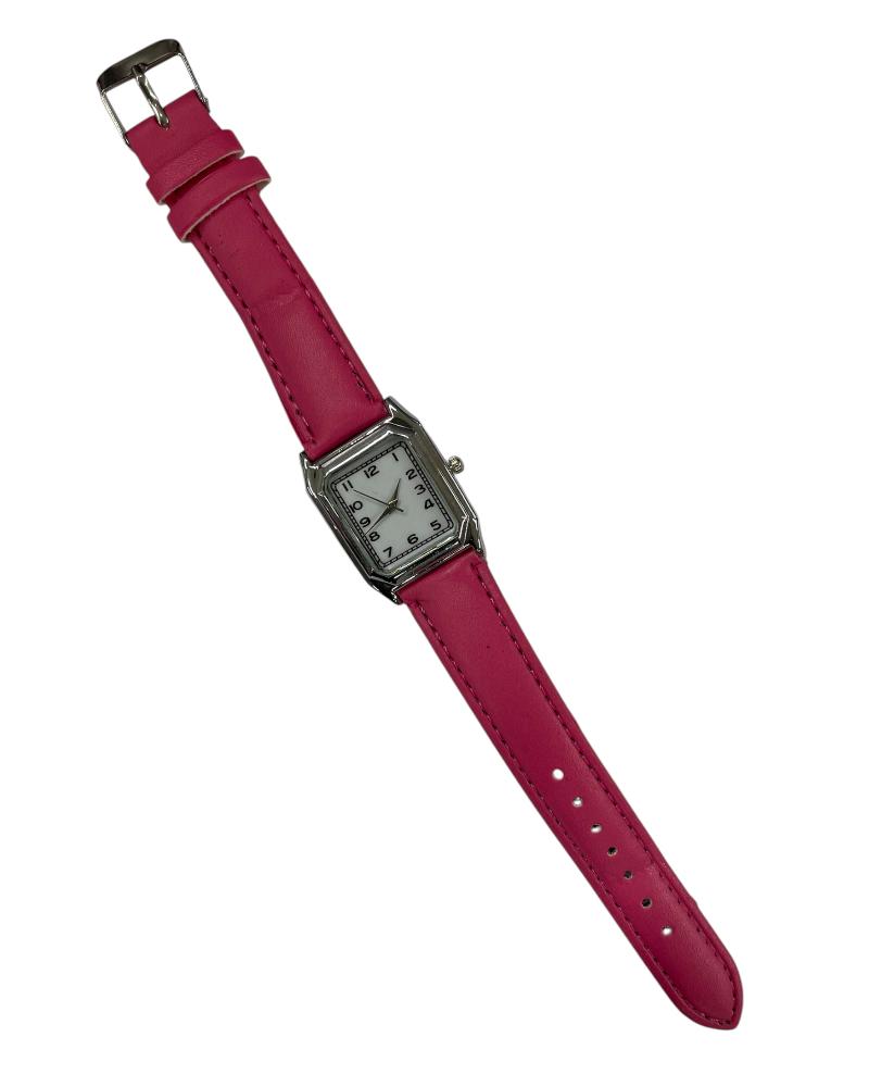 Pink PU Strap Watch - StylePhase SA