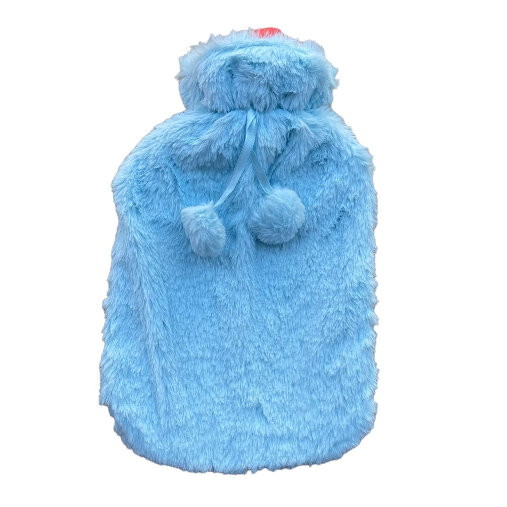 Plush Coral Fleece Hot Water Bottle - 2 L - StylePhase SA