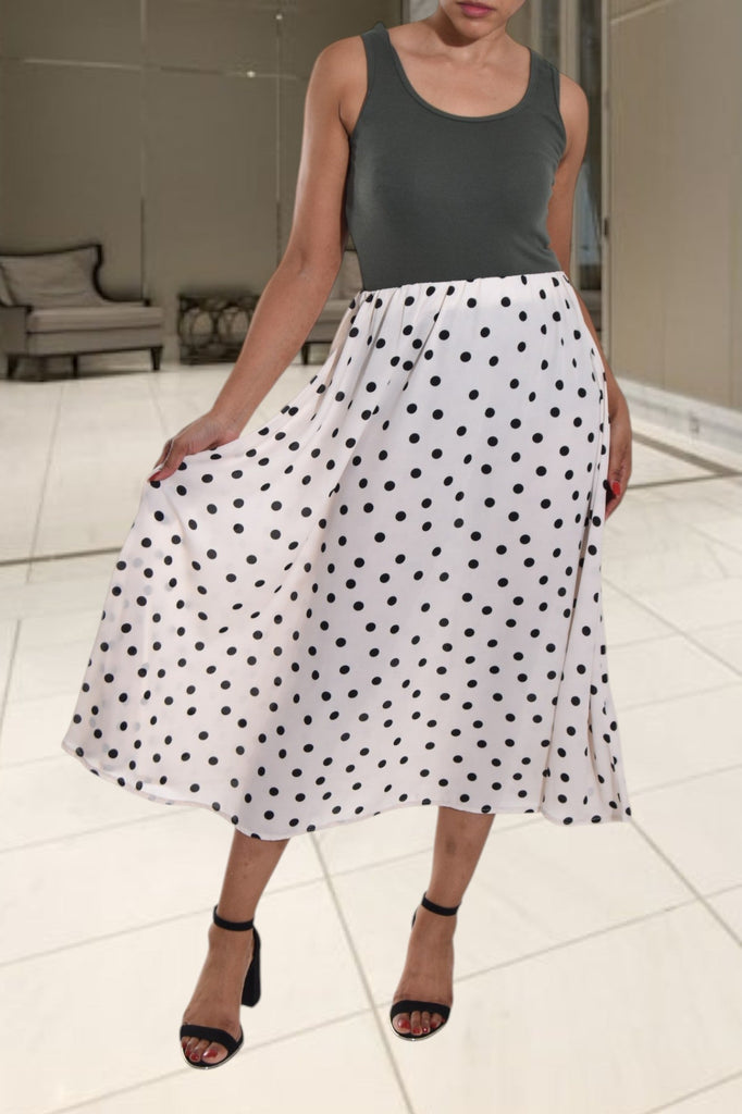 Polka Dot Flare Skirt - StylePhase SA