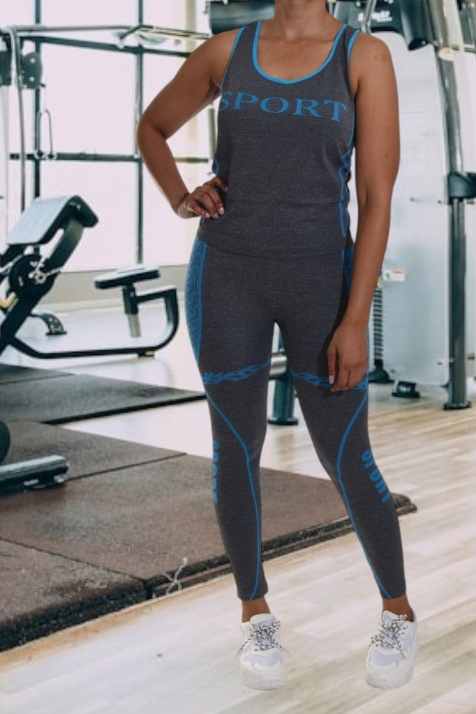 Powder Blue Activewear Set - StylePhase SA