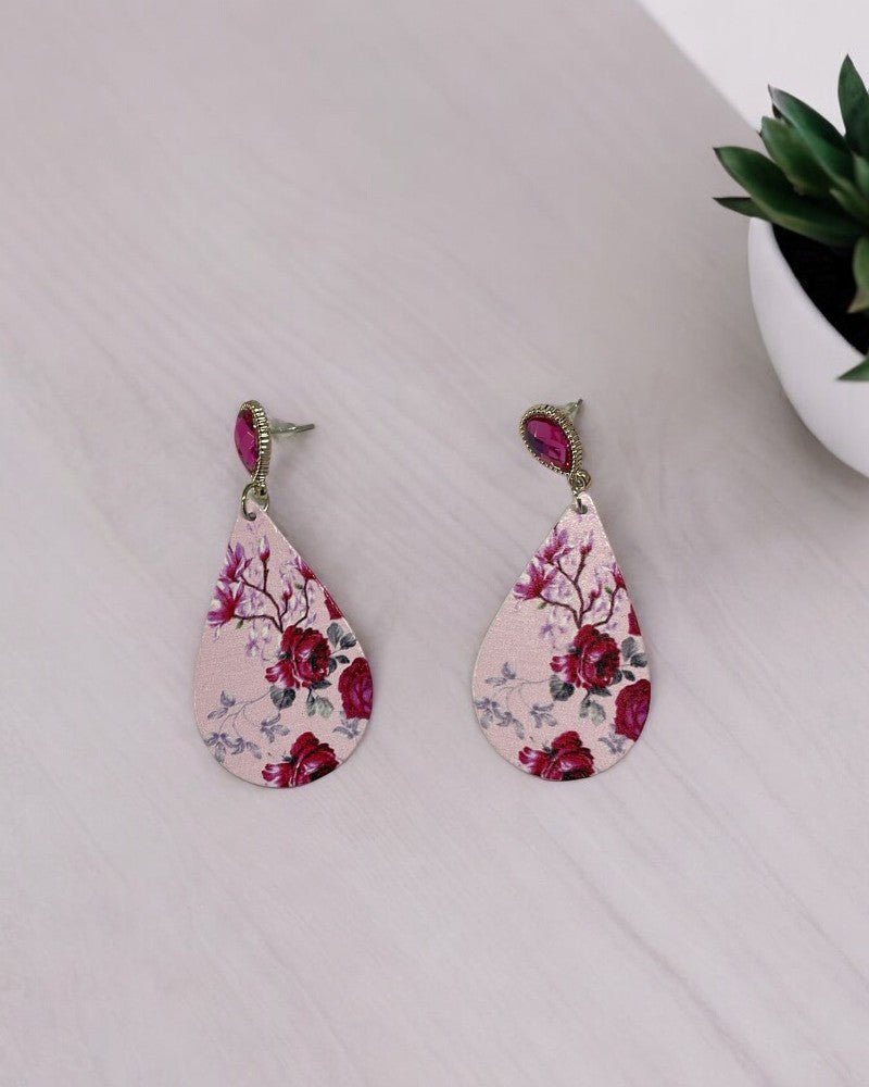 Printed Dangling Earrings - StylePhase SA