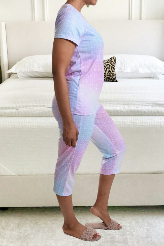 Printed Multi Color 3/4 Pj Set - StylePhase SA