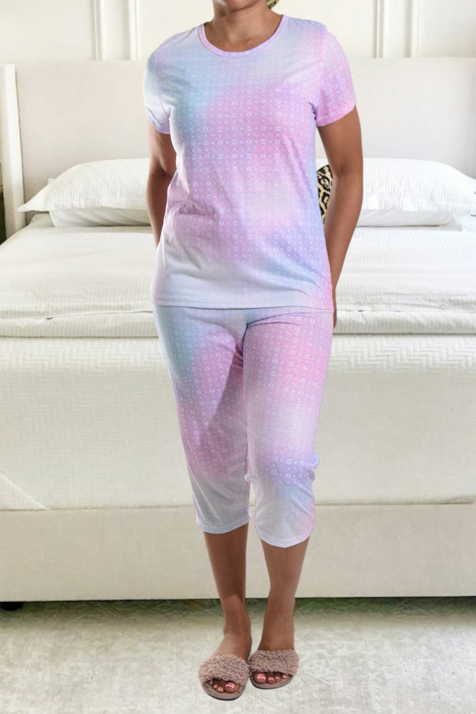 Printed Multi Color 3/4 Pj Set - StylePhase SA