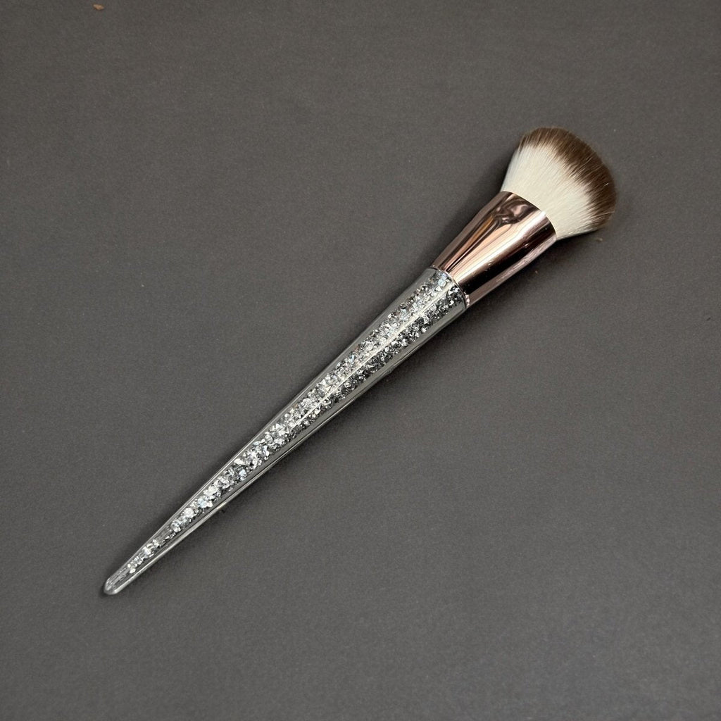 Professional Silver Glitter Two Tone Makeup Brush - StylePhase SA