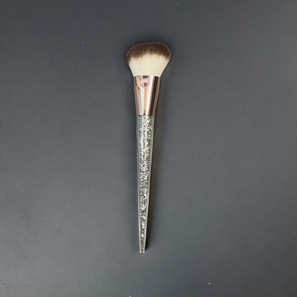 Professional Silver Glitter Two Tone Makeup Brush - StylePhase SA