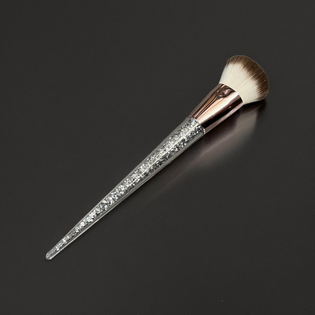 Professional Silver Glitter Two Tone Makeup Brush - StylePhase SA