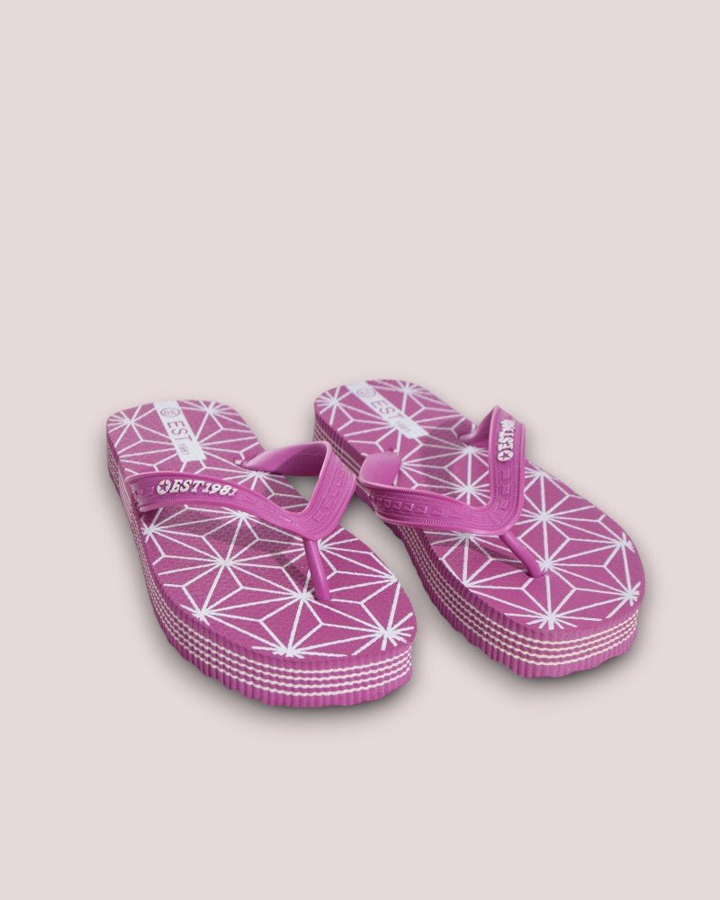 Purple Flip Flop Sandals - StylePhase SA