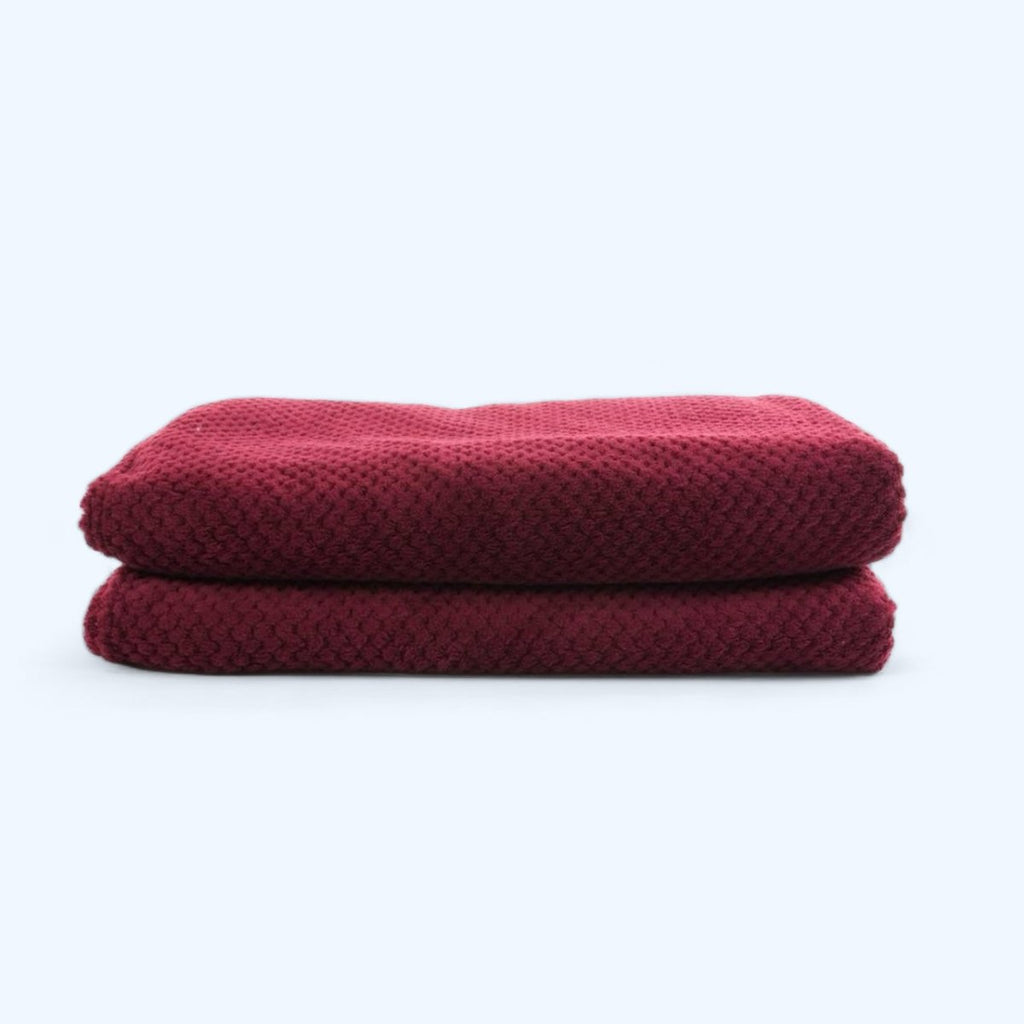 Queen Plush Waffle Blanket - 200 x 220cm - Style Phase Home