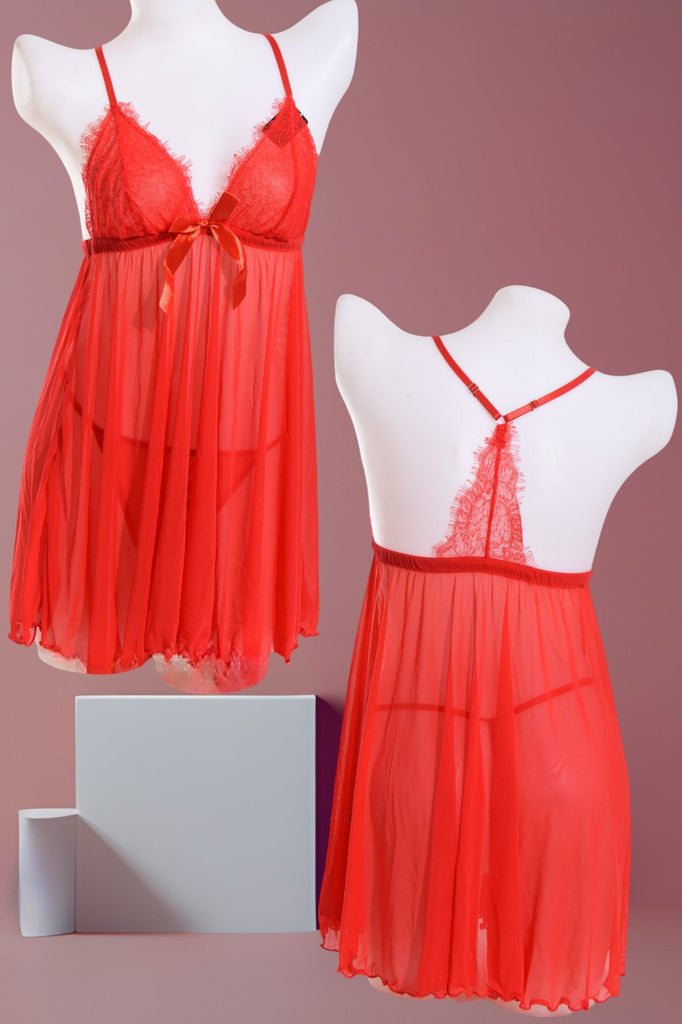 Red 2 Piece Lingerie Set - StylePhase SA