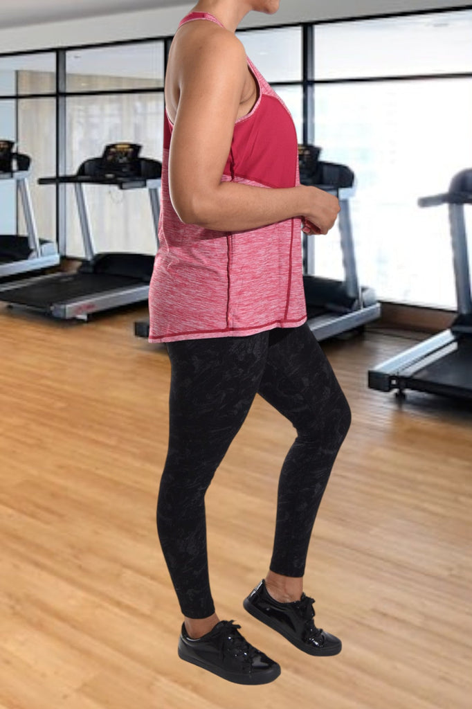 Red Shaded Activewear Vest - StylePhase SA