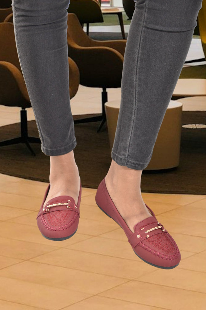 Red Slip On Pumps - StylePhase SA