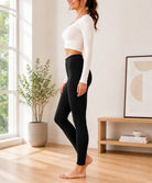 Ribbed Ladies Tights-Black - StylePhase SA