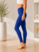 Ribbed Ladies Tights-Blue - StylePhase SA