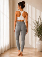 Ribbed Ladies Tights-Grey - StylePhase SA